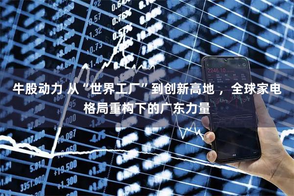 牛股动力 从“世界工厂”到创新高地 ，全球家电格局重构下的广东力量
